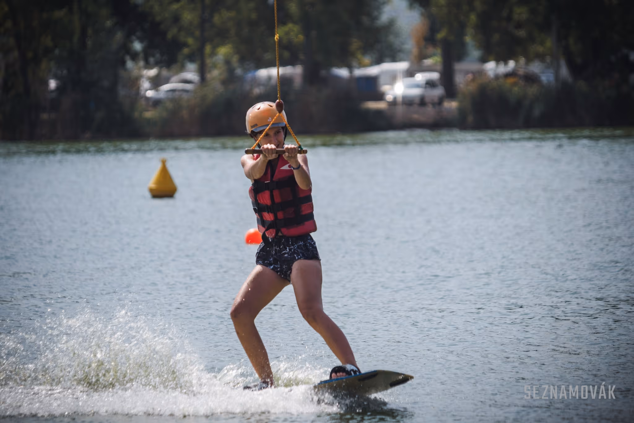 Vodní sporty na Seznamováku Brno wakeboarding Pasohlávky