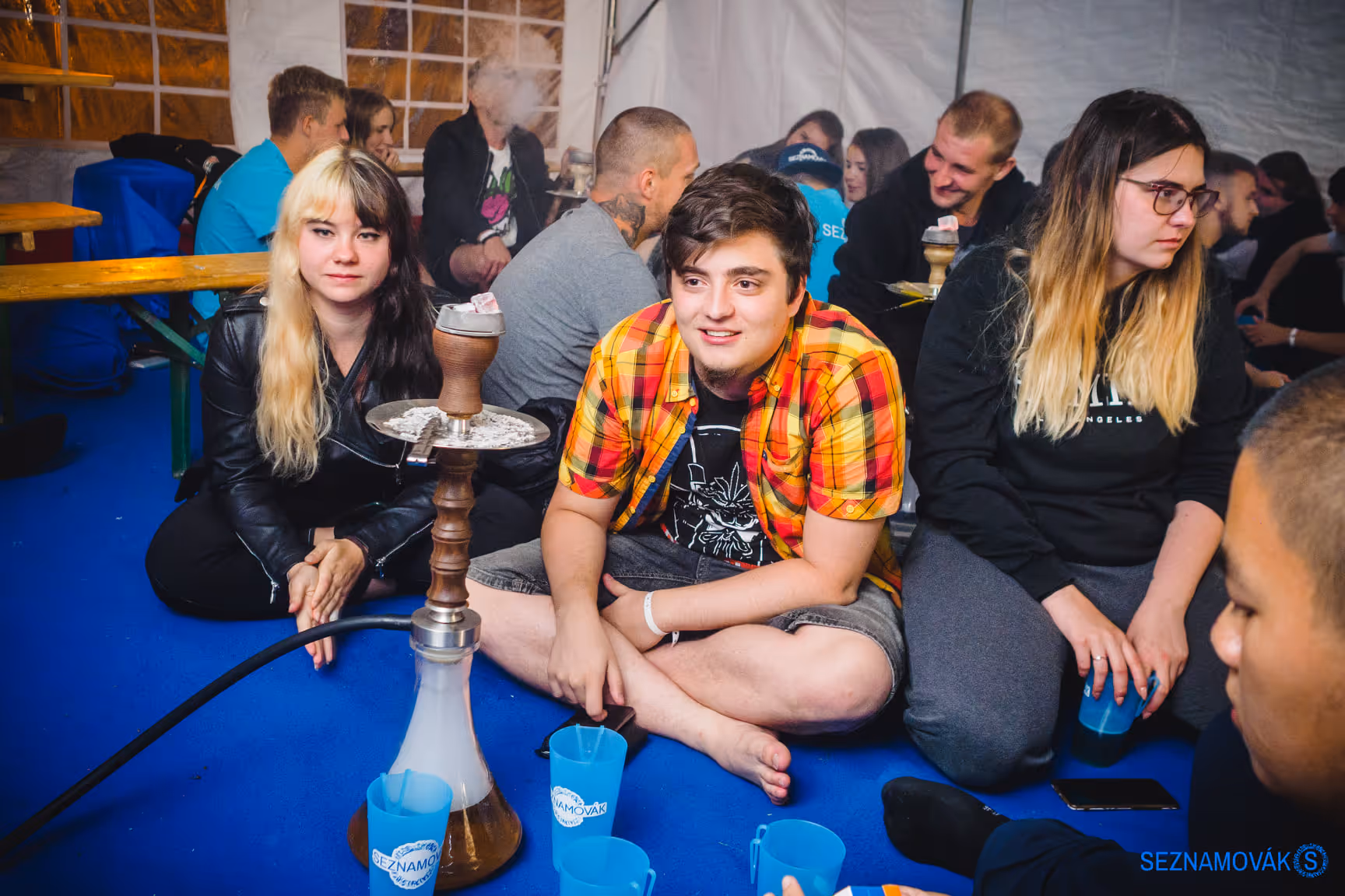 Relax zóna pro studenty na seznamovacím kurzu Brno